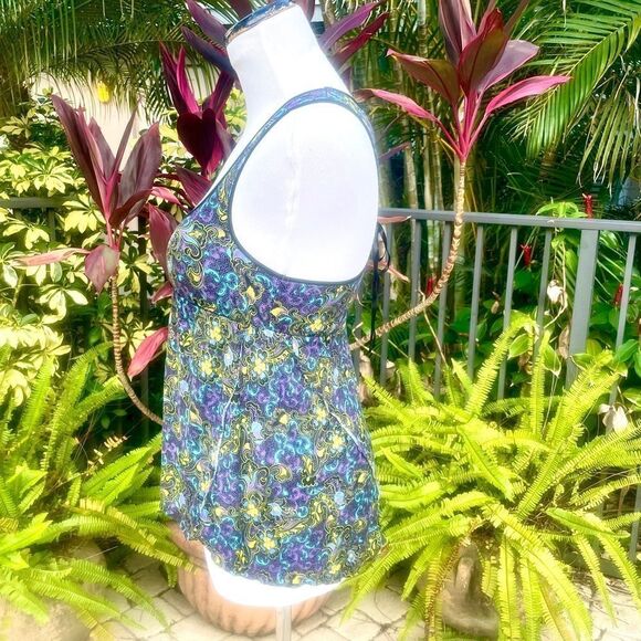 Free People Paisley Tie Racerback Tank - Picture 3 of 8